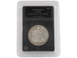 1876 SEATED LIBERTY SILVER HALF DOLLAR CERTIFIED