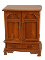 VINTAGE TAIWANESE WOODEN MUSIX BOX JEWELRY CABINET