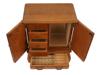 VINTAGE TAIWANESE WOODEN MUSIX BOX JEWELRY CABINET PIC-6