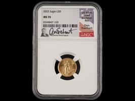 NGC GRADED US MINT 2022 EAGLE FIVE DOLLAR COIN