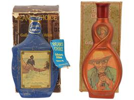 BEAMS CHOICE COLLECTORS EDITION WHISKEY BOTTLES IOB