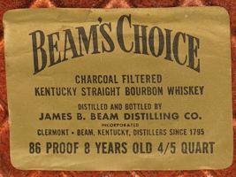 BEAMS CHOICE COLLECTORS EDITION WHISKEY BOTTLES IOB
