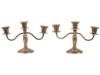 PAIR OF VINTAGE STERLING SILVER CANDELABRAS PIC-3