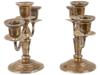 PAIR OF VINTAGE STERLING SILVER CANDELABRAS PIC-4
