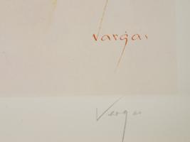 PERUVIAN PORTRAIT MONROE LITHOGRAPH BY ALBERTO VARGAS