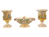ITALIAN CAPODIMONTE PORCELAIN CUPS AND BOWL PIC-0