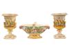 ITALIAN CAPODIMONTE PORCELAIN CUPS AND BOWL PIC-2