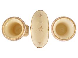 ITALIAN CAPODIMONTE PORCELAIN CUPS AND BOWL