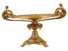 ANTIQUE FRENCH RENAISSANCE REVIVAL GILT BRONZE TAZZA PIC-1