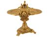 ANTIQUE FRENCH RENAISSANCE REVIVAL GILT BRONZE TAZZA PIC-4