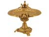ANTIQUE FRENCH RENAISSANCE REVIVAL GILT BRONZE TAZZA PIC-2