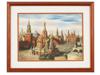 KONSTANTIN YUON RUSSIAN RED SQUARE MIXED MEDIA PAINTING PIC-0