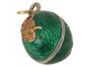 RUSSIAN SILVER GUILLOCHE ENAMEL EASTER EGG PENDANT PIC-3