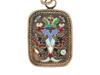 RUSSIAN SILVER ENAMEL IMPERIAL PRESENTATION PENDANT PIC-3