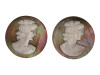 COLLECTION OF TEN HAND CARVED MOTHER OF PEARL CAMEOS PIC-2