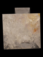 LARGE ANTIQUE ROCK CRYSTAL WAX SEAL HANDLE