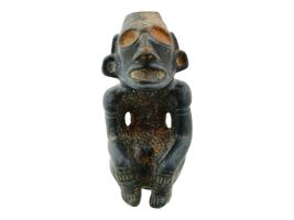 LARGE ANCIENT PRE COLUMBIAN TAINO CULTURE CARVED FIGURE