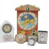 COLLECTION OF FIVE VINTAGE ALARM TABLE CLOCKS PIC-0