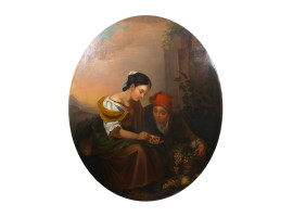 AN OIL ON CANVAS PAINTING AFTER ESTEBAN MURILLO