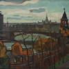 RUSSIAN PAINTING VIEW OF KREMLIN BY GEORGY HRAPAK PIC-1