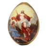 AN ANTIQUE RUSSIAN IMPERIAL PORCELAIN EASTER EGG PIC-0