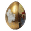 AN ANTIQUE RUSSIAN IMPERIAL PORCELAIN EASTER EGG PIC-1