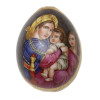 AN ANTIQUE RUSSIAN IMPERIAL PORCELAIN EASTER EGG PIC-0