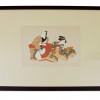 ANTIQUE JAPANESE WATERCOLOR PAINTING PAPER EROTIC PIC-0