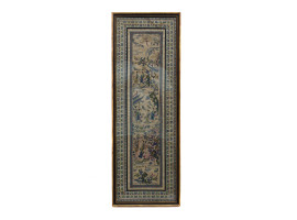 A CHINESE FRAMED SILK EMBROIDARY, 19TH CEN.