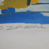 AN ORIGINAL OSSIP ZADKINE SIGNED COLOR LITHOGRAPH PIC-6