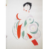 FRENCH FASHION PRINT POCHOIR BY SONIA DELAUNAY PIC-4