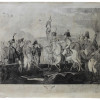 RUSSIAN ETCHING MILITARY SCENE BY DOMINICO SCOTTI PIC-0