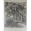 RUSSIAN ETCHING ABSTRACT BY ALEXANDER KALUGIN PIC-1