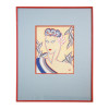 ART DECO GOUACHE PAINTING SIGNED BY THE ARTIST PIC-0