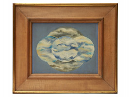 AN OTTO FRIED OIL ON CANVAS PAINTING