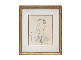 CARICATURE PENCIL PAINTING BY HENRY MAJOR