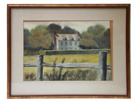 MID 20 AMERICAN WATERCOLOR PAINTING BY MONTGOMERY