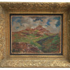 A RUSSIAN OIL PAINTING LANDSCAPE BY FRANZ ROUBAUD PIC-0