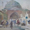 A RUSSIAN OIL PAINTING BUKHARA BY BORIS BRINSKIH PIC-1