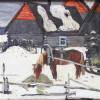 A RUSSIAN OIL PAINTING BY VLADIMIR STOZHAROV PIC-1