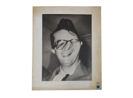 BLACK & WHITE PHOTO OF STEVE ALLEN BY WEEGEE