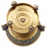 A RUSSIAN GILT SILVER AND ENAMEL LIDDED BOWL PIC-5