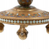 A RUSSIAN GILT SILVER AND ENAMEL LIDDED BOWL PIC-7
