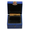 A RUSSIAN SILVER AND LAPIS LAZULI JEWELRY BOX PIC-5