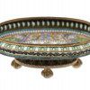 RUSSIAN GILT SILVER & ENAMEL MINIATURE CANDY BOWL PIC-0