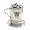 A VINTAGE SILVER TABLE LIGHTER BY ART METAL WORKS PIC-2