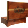 A VINTAGE MCGRAW WOOD CEDAR JEWELRY BOX PIC-2