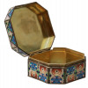 A RUSSIAN GILT SILVER AND ENAMEL PILL BOX PIC-2