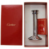 FRENCH CARTIER SILVER PLATE CANDLESTICK WITH BOX PIC-0