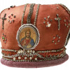 AN ANTIQUE RUSSIAN MITRE WITH ICONS PIC-1